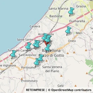 Mappa SP75, 98051 Barcellona Pozzo di Gotto ME, Italia (1.72917)