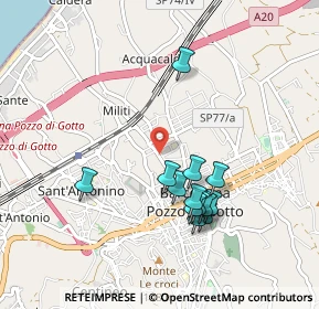 Mappa SP75, 98051 Barcellona Pozzo di Gotto ME, Italia (0.98769)