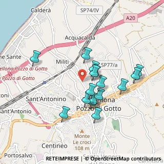 Mappa SP75, 98051 Barcellona Pozzo di Gotto ME, Italia (0.885)
