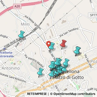 Mappa SP75, 98051 Barcellona Pozzo di Gotto ME, Italia (0.62)