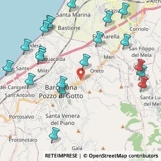Mappa Via Antonio Rosmini, 98051 Barcellona Pozzo di Gotto ME, Italia (3.162)