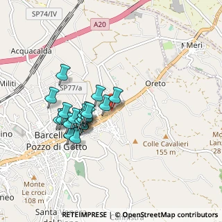 Mappa Via Antonio Rosmini, 98051 Barcellona Pozzo di Gotto ME, Italia (0.8665)