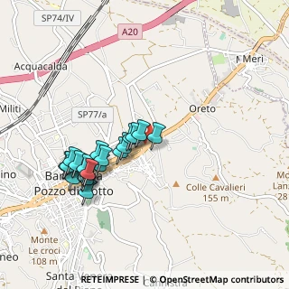 Mappa Via Antonio Rosmini, 98051 Barcellona Pozzo di Gotto ME, Italia (0.985)