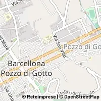 خريطة Barcellona Pozzo di Gotto