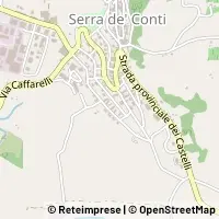 Map Serra De' Conti