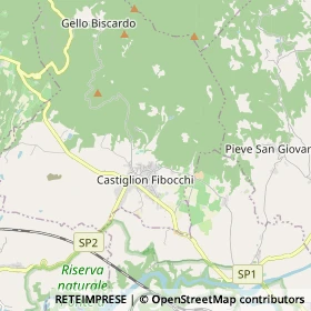 Mappa Castiglion Fibocchi