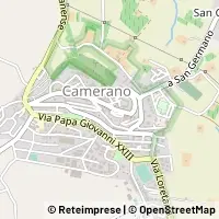 Kaart Camerano
