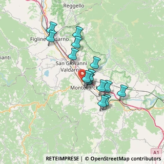 Mappa Viale Cadorna, 52025 Montevarchi AR, Italia (5.71)