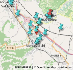 Mappa Via dell'Aceto, 52025 Montevarchi AR, Italia (1.993)