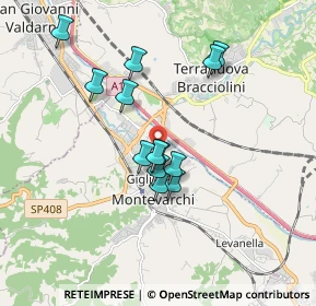 Mappa Via dell'Aceto, 52025 Montevarchi AR, Italia (1.53308)