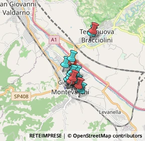 Mappa Via dell'Aceto, 52025 Montevarchi AR, Italia (1.03222)