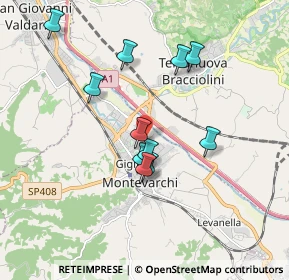 Mappa Via dell'Aceto, 52025 Montevarchi AR, Italia (1.65182)