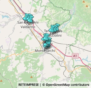 Mappa Via dell'Aceto, 52025 Montevarchi AR, Italia (2.085)