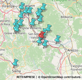 Mappa Via dell'Aceto, 52025 Montevarchi AR, Italia (16.119)