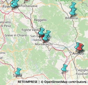 Mappa Via dell'Aceto, 52025 Montevarchi AR, Italia (21.482)