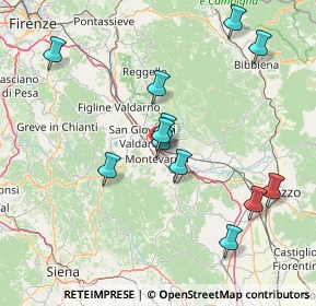Mappa Via dell'Aceto, 52025 Montevarchi AR, Italia (15.58417)
