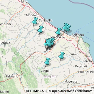 Mappa Via A. Murri, 60035 Jesi AN, Italia (8.28929)