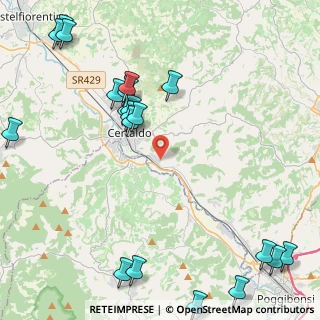 Mappa Via Milano, 50052 Certaldo FI, Italia (5.987)