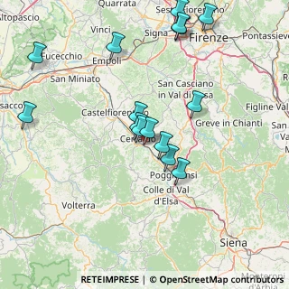Mappa Via Milano, 50052 Certaldo FI, Italia (16.51067)