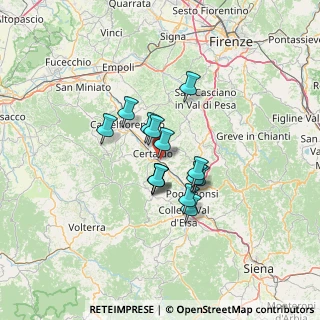 Mappa Via Milano, 50052 Certaldo FI, Italia (9.30857)