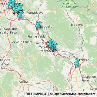 Mappa Via Louis Pasteur, 52024 Montevarchi AR, Italia (24.5375)