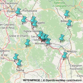 Mappa Via Louis Pasteur, 52024 Montevarchi AR, Italia (16.33875)
