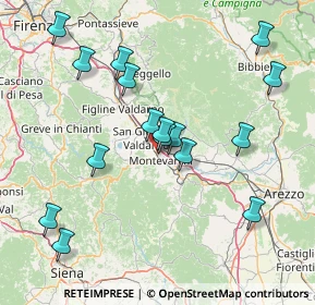 Mappa 52024 Montevarchi AR, Italia (16.33875)