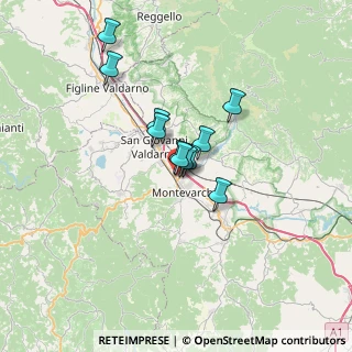 Mappa Via Louis Pasteur, 52024 Montevarchi AR, Italia (4.58273)
