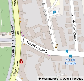 Mappa Via dei Funaioli, 57127 Livorno LI, Italia (0.07308)