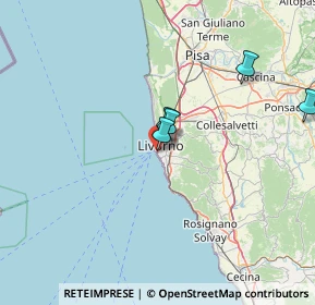 Mappa Viale Italia, 57126 Livorno LI, Italia (30.26091)