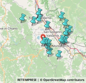 Mappa 52022 Cavriglia AR, Italia (6.9325)