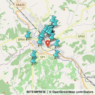 Mappa Via della Casetta, 50052 Certaldo FI, Italia (1.2695)