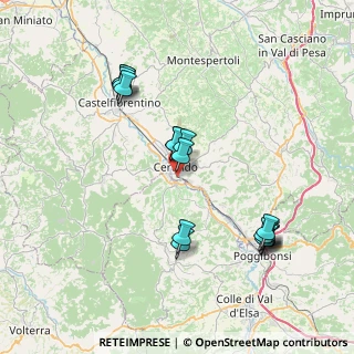 Mappa Via della Casetta, 50052 Certaldo FI, Italia (7.96813)
