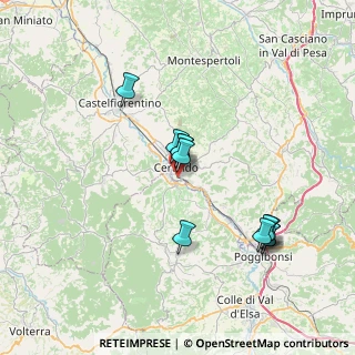 Mappa Via della Casetta, 50052 Certaldo FI, Italia (6.95273)