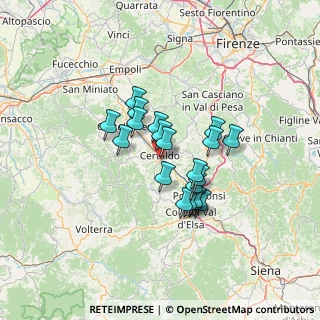 Mappa Via della Casetta, 50052 Certaldo FI, Italia (10.2555)