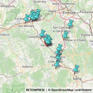 Mappa Via della Casetta, 50052 Certaldo FI, Italia (15.19842)