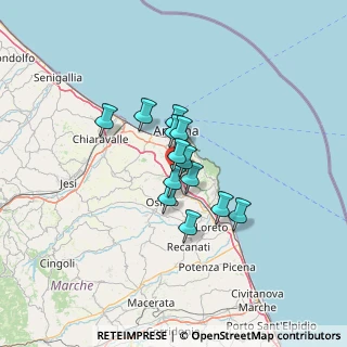 Mappa Via Ferruccio Fioretti, 60100 Ancona AN, Italia (8.54846)