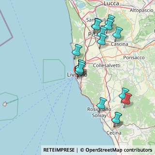 Mappa Via Carlo Pisacane, 57126 Livorno LI, Italia (16.86588)