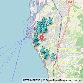 Mappa Via Carlo Pisacane, 57126 Livorno LI, Italia (1.288)