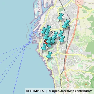 Mappa Via Carlo Pisacane, 57126 Livorno LI, Italia (1.08938)