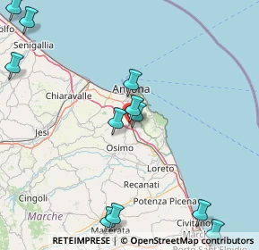 Mappa Via Carlo Maccari, 60131 Ancona AN, Italia (21.82273)