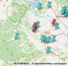 Mappa Via del Crocifissino, 52031 Anghiari AR, Italia (4.931)