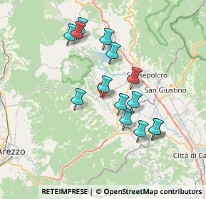 Mappa Via del Crocifissino, 52031 Anghiari AR, Italia (6.80714)