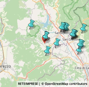 Mappa Via del Crocifissino, 52031 Anghiari AR, Italia (7.899)
