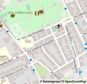 Mappa Via Umberto Fioravanti, 57127 Livorno LI, Italia (0.10769)