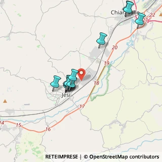 Mappa Via Pasquinelli - Distributore, 60035 Jesi AN, Italia (3.83)