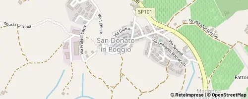 Mappa Tavarnelle Val di Pesa