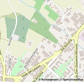 Mappa Via Gobetti P., 60035 Jesi AN, Italia (0.252)