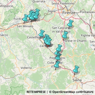 Mappa Via Genova, 50052 Certaldo FI, Italia (15.33684)