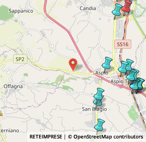 Mappa Frazione Aspio, 60131 Ancona AN, Italia (3.5785)